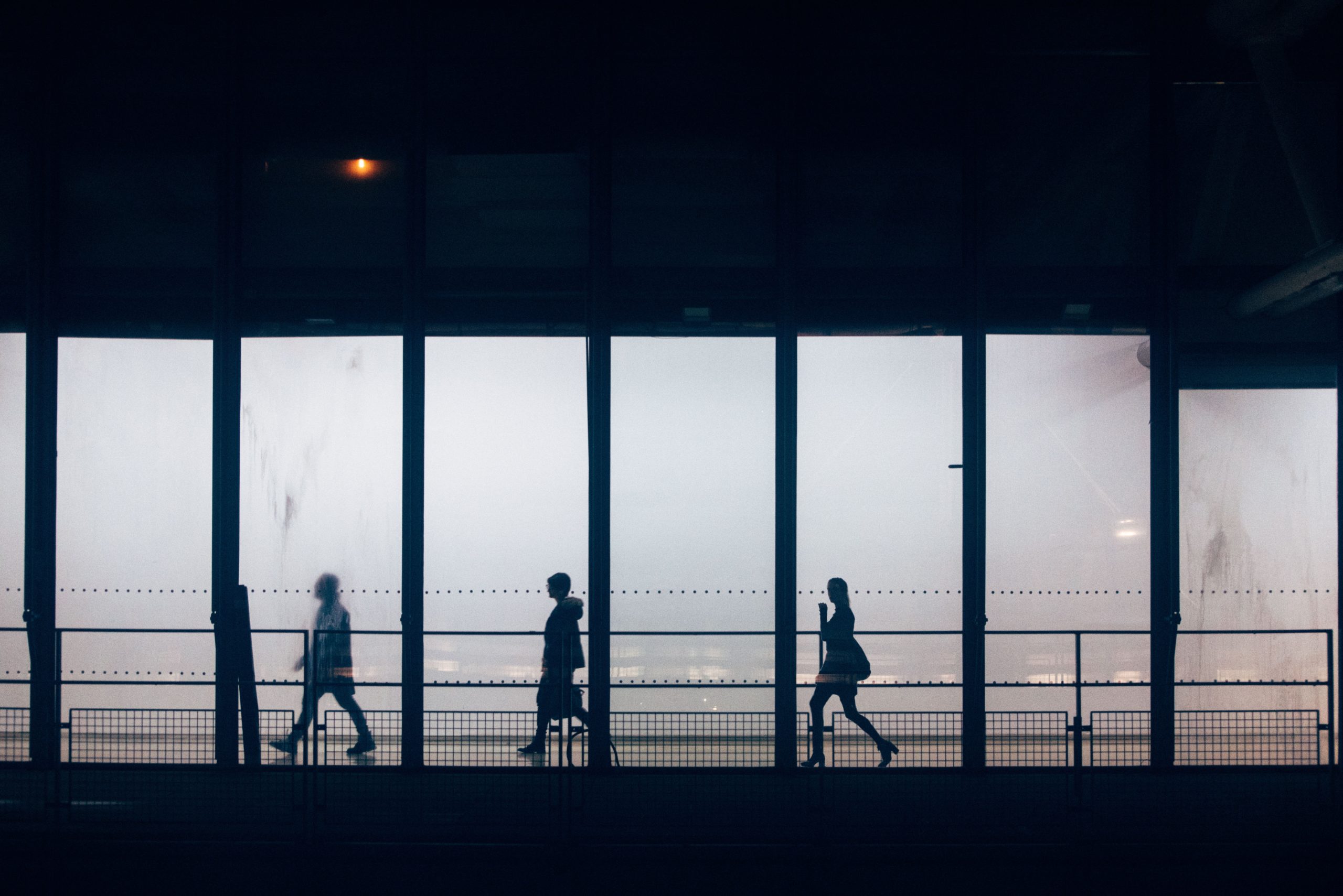 emotions as visitors passing through